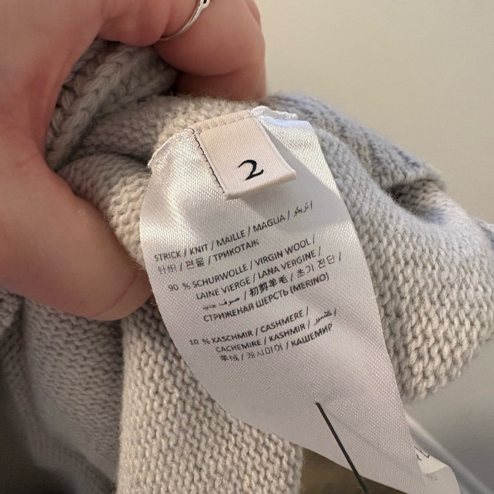 DOROTHEE SCHUMACHER Virgin Wool and Cashmere Dress Size 2 - Picture 6 of 6